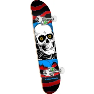 Powell Peralta Ripper Birch Skateboard Complete - 7.0" Red/Blue