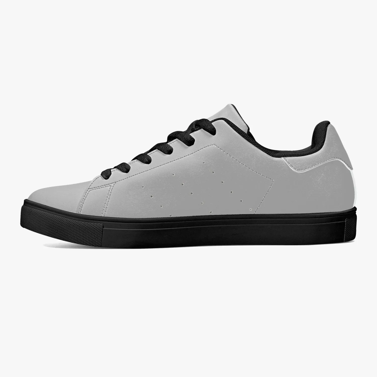 190. Classic Low-Top Leather Sneakers - White/Black