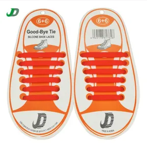 2017 12Pcs/Set Summer Hot Sale Fashion Children Shoes Accessory Shoelaces Athletic Running Lazy No Tie Silica Gel Shoe Laces