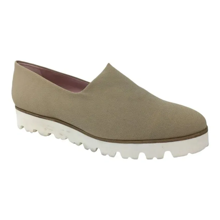 49469 - Beige Micro Slip On for Teen/Women by Pretty Ballerinas