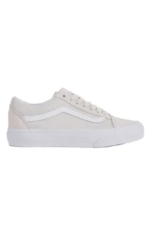 (5UABWQ) Princess Paisley Old Skool Shoes - Bone White