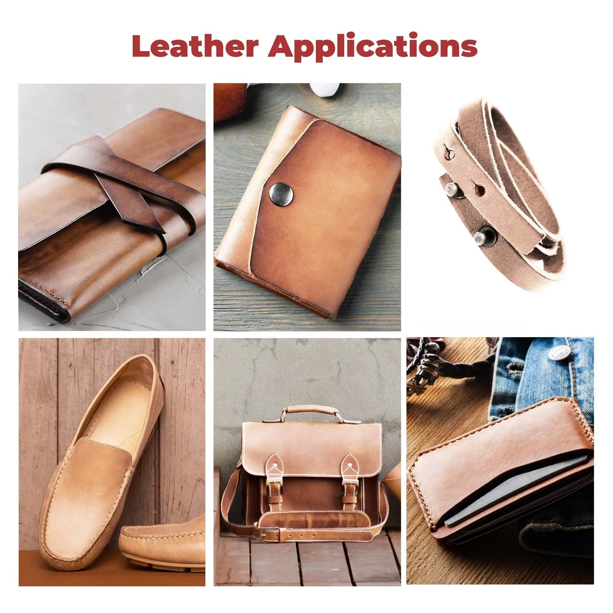 8-11 oz. (3-5mm) Vegetable Tanned Craftsmen Cut Leather Tooling Leather Cowhide Full Grain Leather