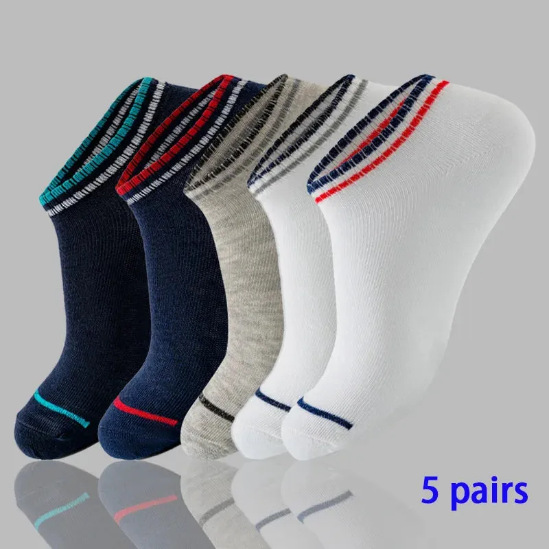 8 Pairs Women/Men Boat Socks Invisible Low Cut Silicone Non-slip Summer No-show Ankle Socks Solid Color Casual Breathable