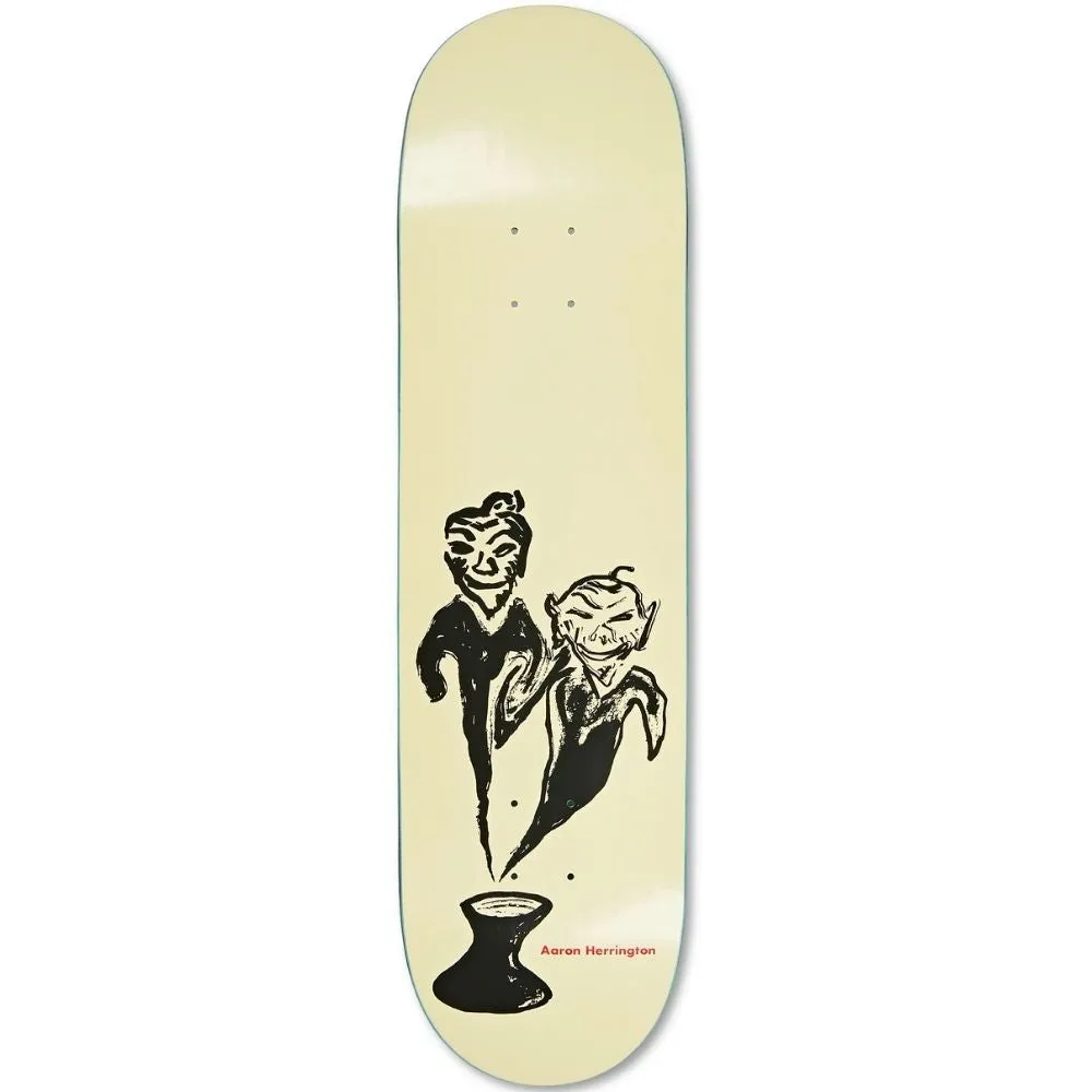 Aaron Herrington Pot Demons Yellow 7.875" Skateboard Deck