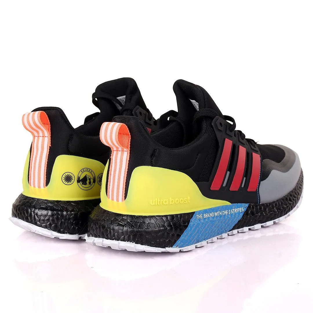 AD Three Guard Stripe Branded Multi-Color Sneakers