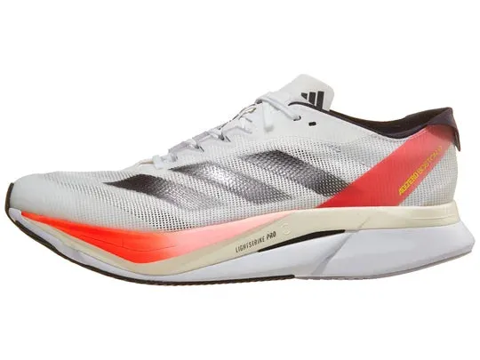 Adidas | Adizero Boston 12 | Men's | Ftwr White/Aurora Met/Solar Red