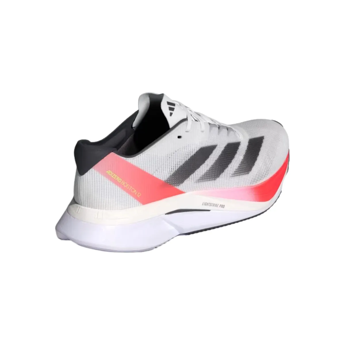 Adidas Adizero Boston 12 White Red Sneakers AW24