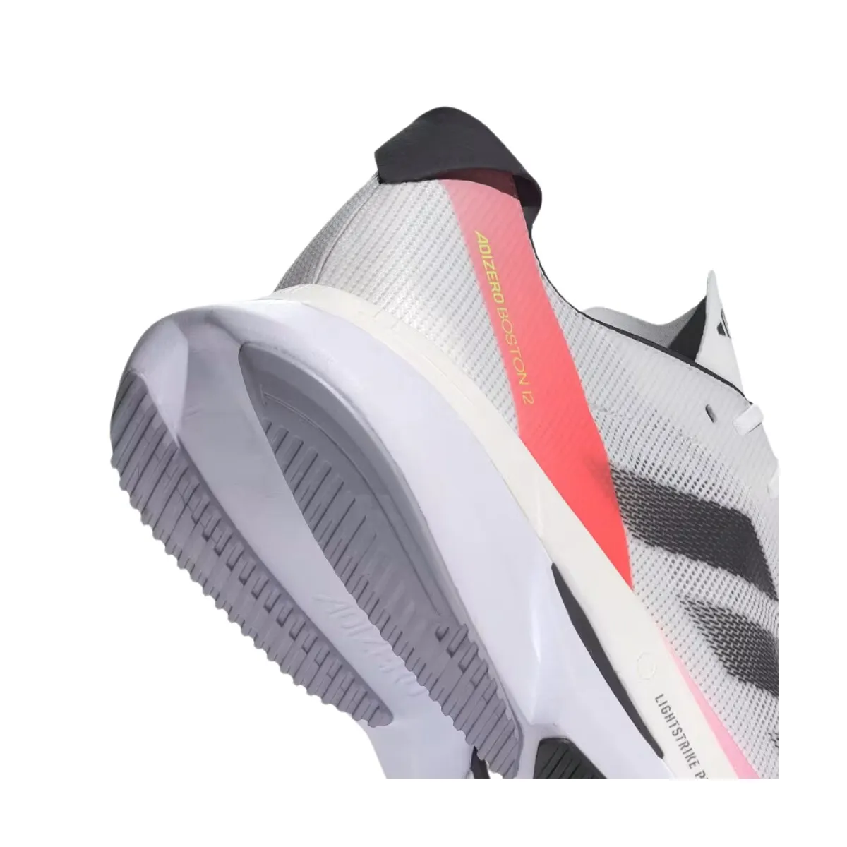 Adidas Adizero Boston 12 White Red Sneakers AW24