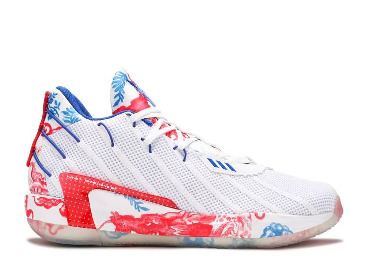 Adidas DAME 7 'FINE CHINA' sneakers, white