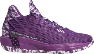 Adidas Dame 7 'I Am My Own Fan - Glory Purple' sneakers, purple