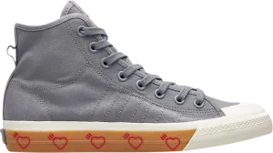 Adidas Human Made x Nizza High 'Grey' sneakers, gray