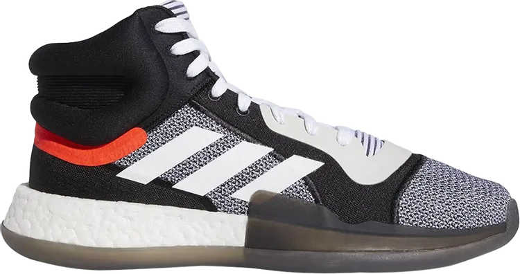 Adidas Marquee Boost Mid 'Core Black' Sneakers, Black