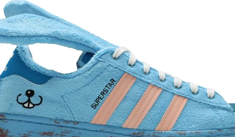 Adidas Melting Sadness x Superstar 'Bunny' sneakers, blue