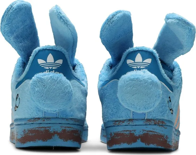 Adidas Melting Sadness x Superstar 'Bunny' sneakers, blue