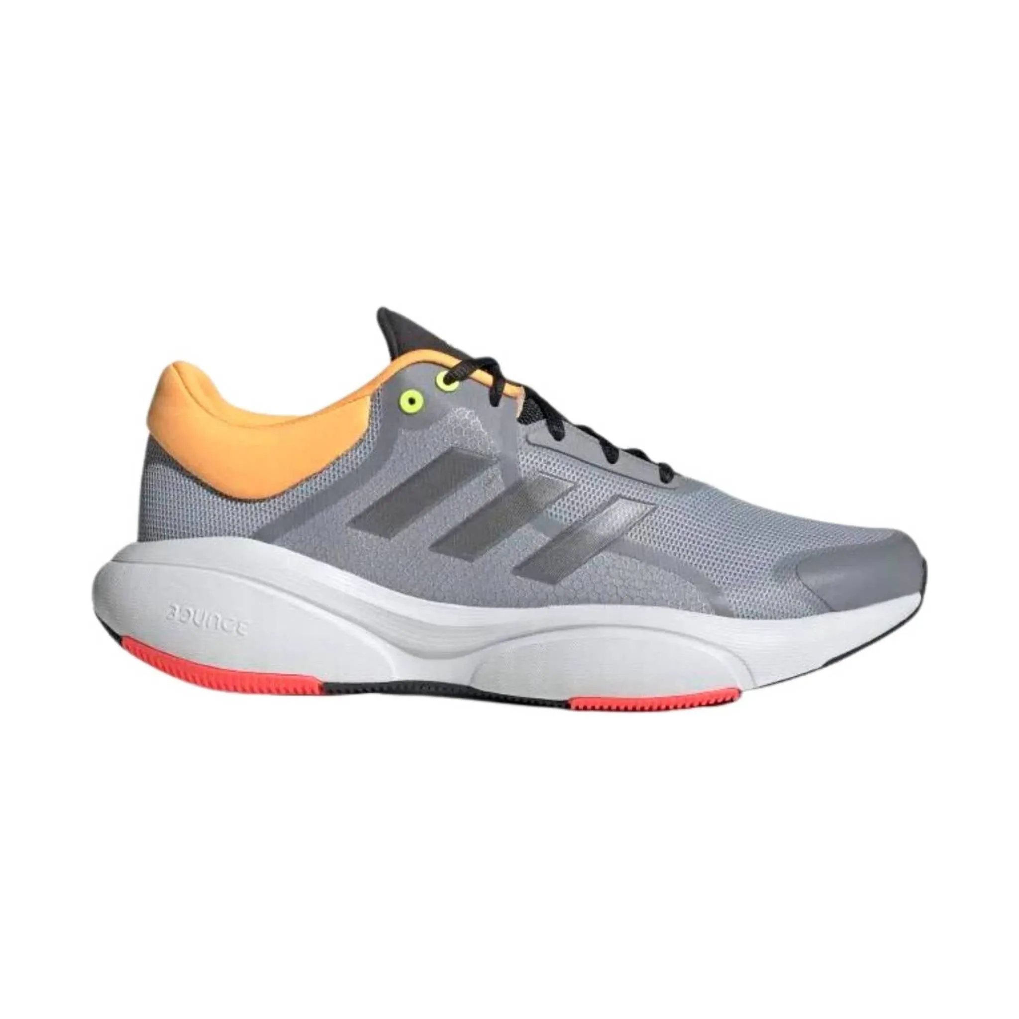 Adidas Men's Response Shoes - Halo Silver/Iron Metallic/Flash Orange