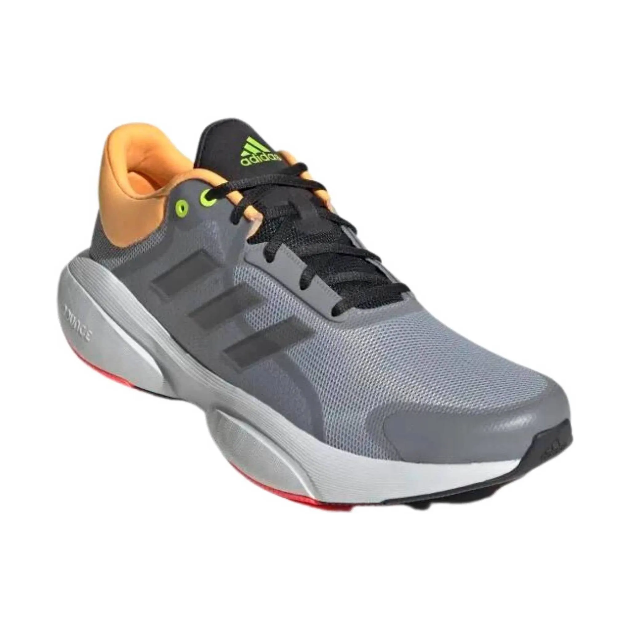 Adidas Men's Response Shoes - Halo Silver/Iron Metallic/Flash Orange