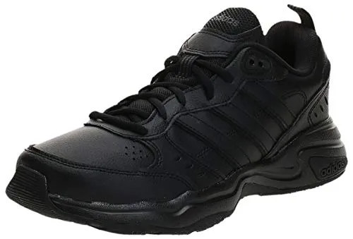 adidas Men's Strutter Fitness and exercise sneakers Man, Noir Noir Gris FoncÃ£, 9.5 UK