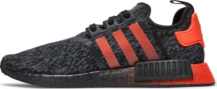 Adidas NMD_R1 'Pirate Solar Red' sneakers, black