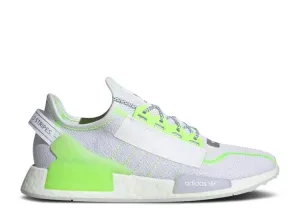 Adidas NMD_R1 V2 'WHITE SIGNAL GREEN' sneakers, white