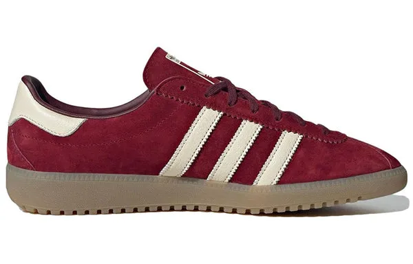 adidas originals Bermuda 'Wine Red White' sneakers, white