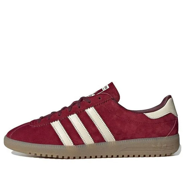 adidas originals Bermuda 'Wine Red White' sneakers, white