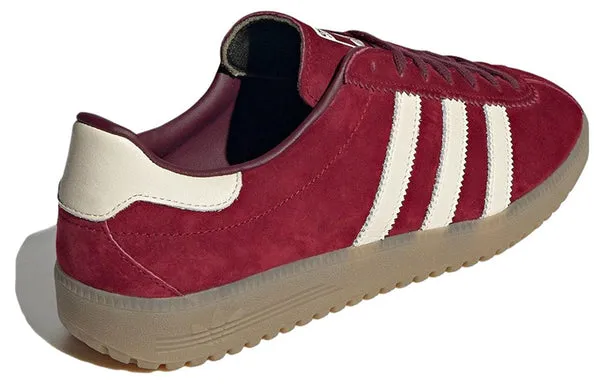 adidas originals Bermuda 'Wine Red White' sneakers, white