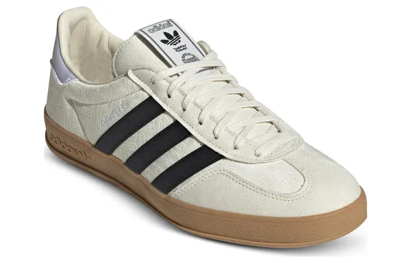 Adidas Originals Gazelle Shoes 'Cream White Black Sand', white