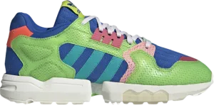 Adidas Parley x ZX Torsion 'Aqua Solar Green' sneakers, blue