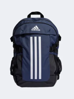 Adidas Power Backpack Unisex Sportswear Bag Navy/White