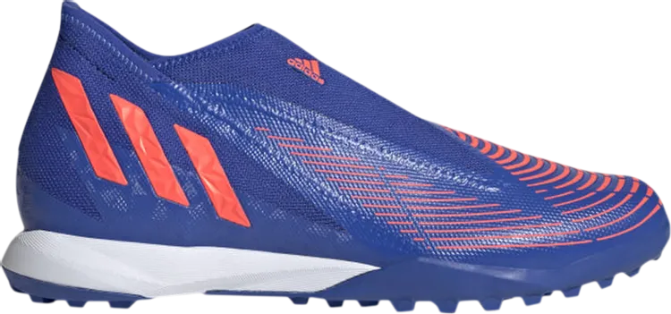 Adidas Predator Edge.3 Laceless TF 'Hi-Res Blue Turbo' sneakers, blue