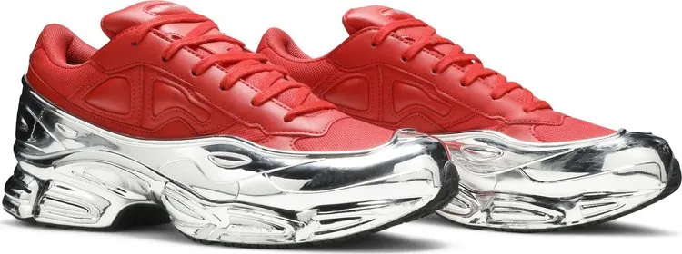 Adidas Raf Simons x Ozweego 'Mirrored - Red' sneakers, red