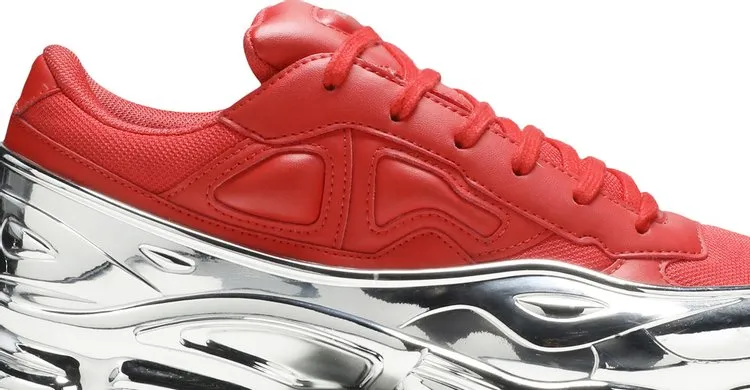 Adidas Raf Simons x Ozweego 'Mirrored - Red' sneakers, red