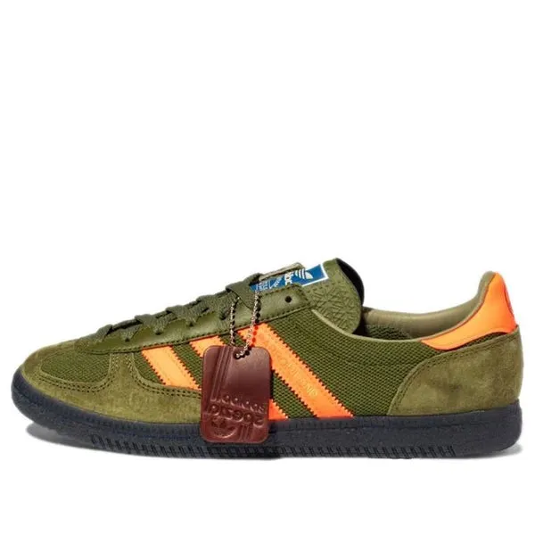 adidas SPZL Barrowland 'Green Orange' sneakers, green