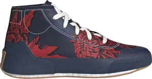 Adidas Stella McCartney x Wmns Treino Mid 'Floral Print - Collegiate Navy' sneakers, blue