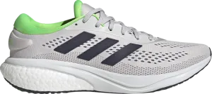 Adidas Supernova 2 'Dash Gray Solar Green' sneakers, gray