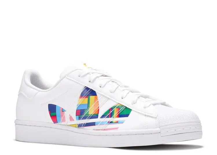 Adidas SUPERSTAR 'PRIDE' sneakers, white