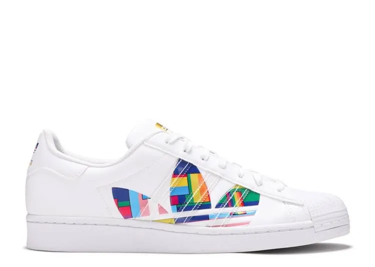 Adidas SUPERSTAR 'PRIDE' sneakers, white