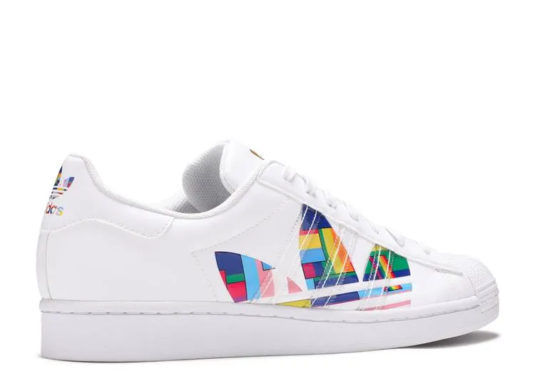 Adidas SUPERSTAR 'PRIDE' sneakers, white