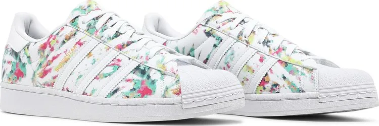 Adidas Superstar 'Watercolor' sneakers, multicolor