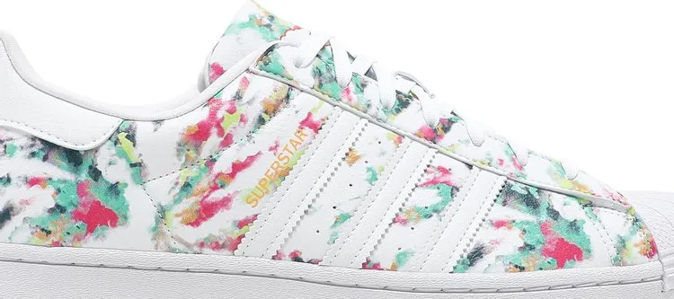 Adidas Superstar 'Watercolor' sneakers, multicolor