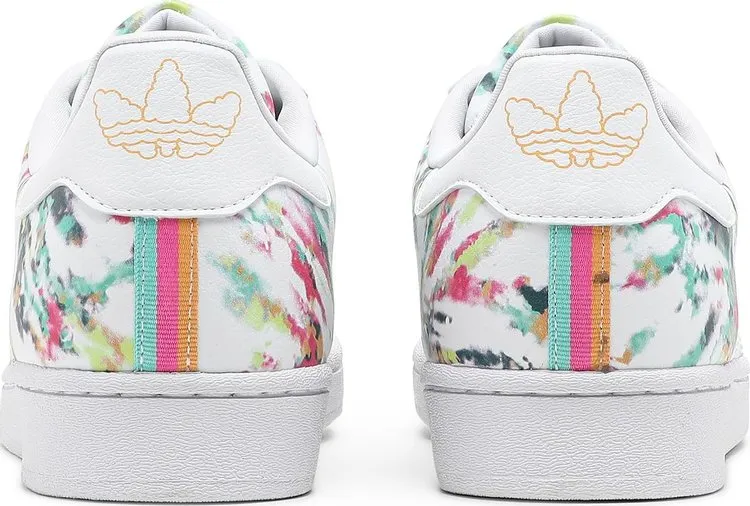 Adidas Superstar 'Watercolor' sneakers, multicolor