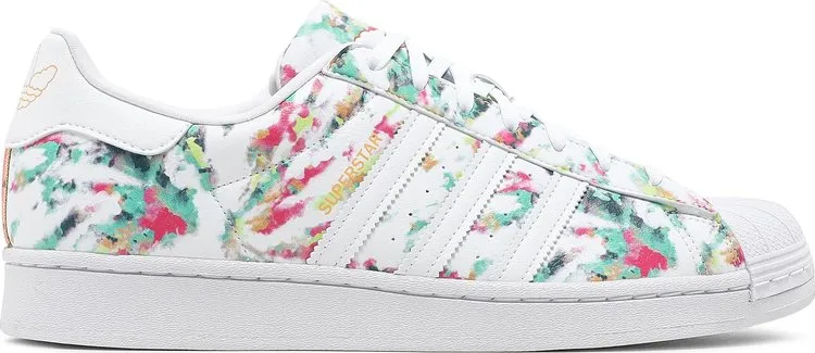 Adidas Superstar 'Watercolor' sneakers, multicolor