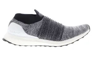 Adidas Ultraboost Laceless BB6141 Mens Black Canvas Athletic Running Shoes