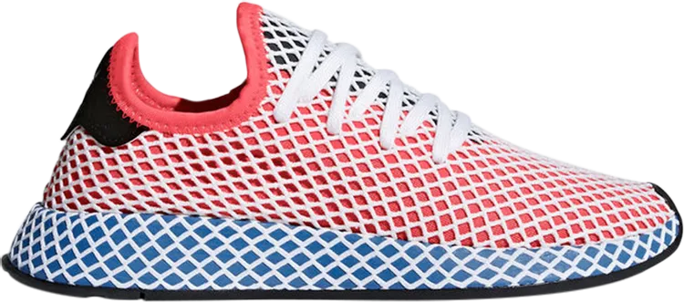 Adidas Wmns Deerupt 'Red Blue' sneakers, red