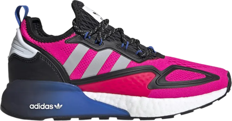 Adidas Wmns ZX 2K Boost 'Shock Pink Black' Sneakers, Pink