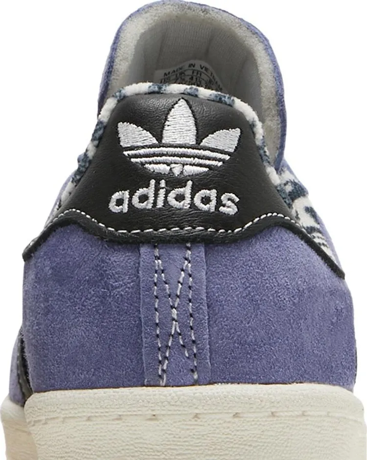 Adidas XLARGE x Campus 80s 'Orbit Violet' sneakers, purple