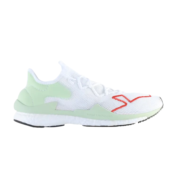 Adidas Y-3 Adizero Runner 'Salty Green' sneakers, white