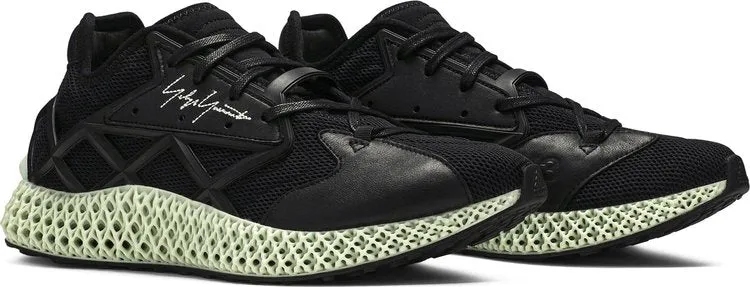 Adidas Y-3 Runner 4D 'Core Black' sneakers, black