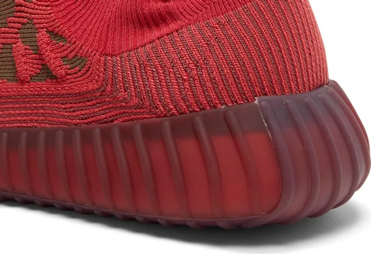 Adidas Yeezy Boost 350 V2 CMPCT 'Slate Red' Sneakers, Red