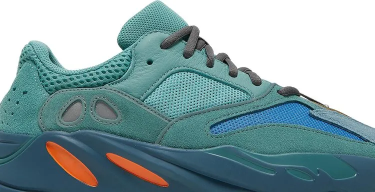 Adidas Yeezy Boost 700 'Faded Azure' Sneakers, Green